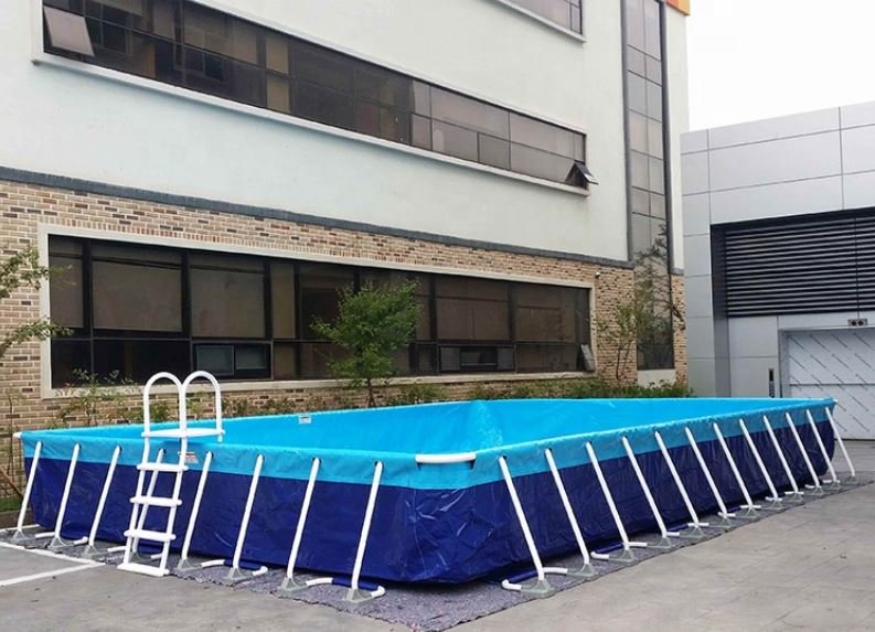 Каркасный летний бассейн для соревнований 10 x 15 x 1 м (рис.1)