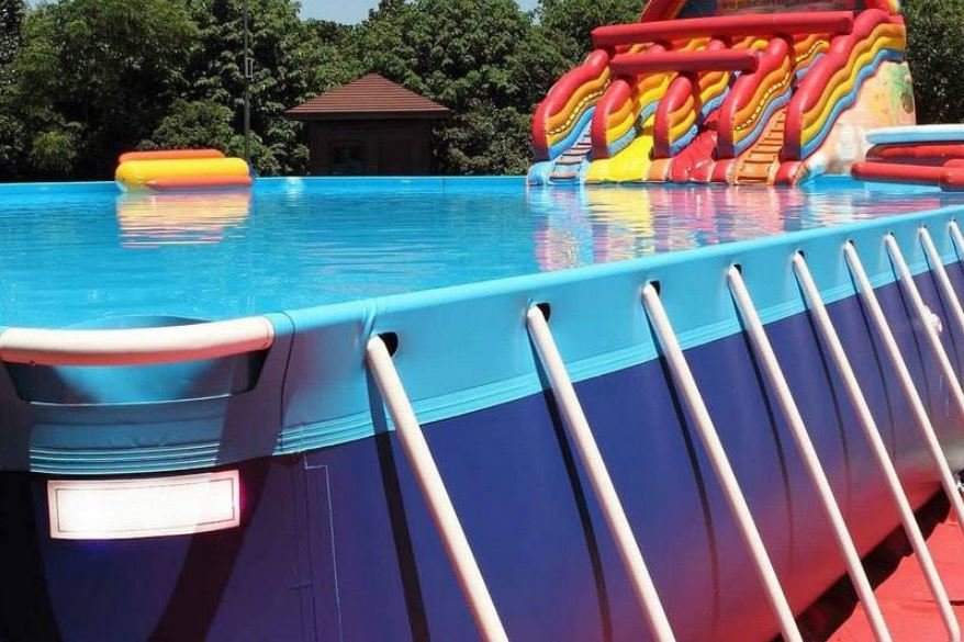 Каркасный летний бассейн для соревнований 10 x 15 x 1 м (рис.2)